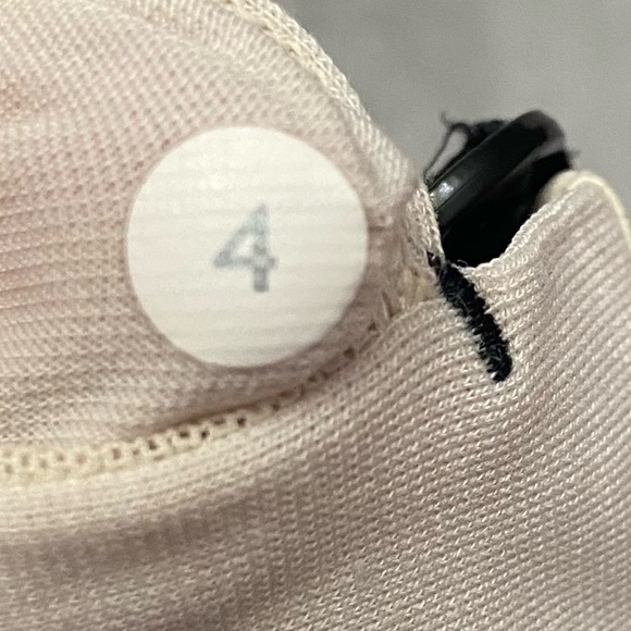 Lululemon Amala Tank Top Narrow Bold Stripe Black Angel Wing 21953 - Picture 10 of 11